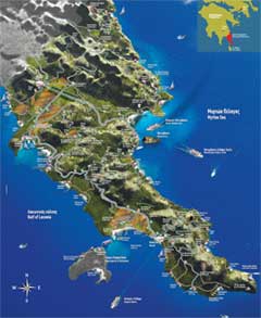 3D map of Monemvasia